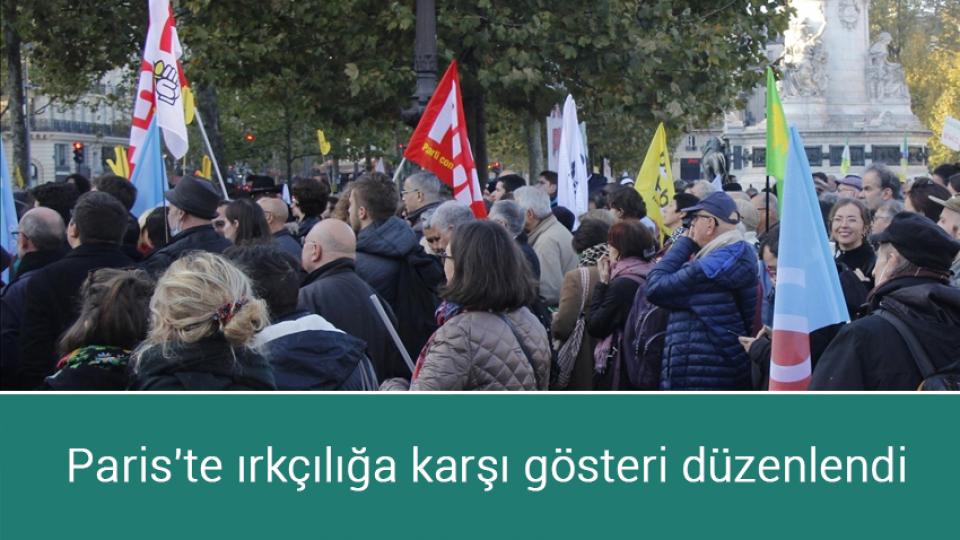 Paris'te ırkçılığa karşı gösteri düzenlendi