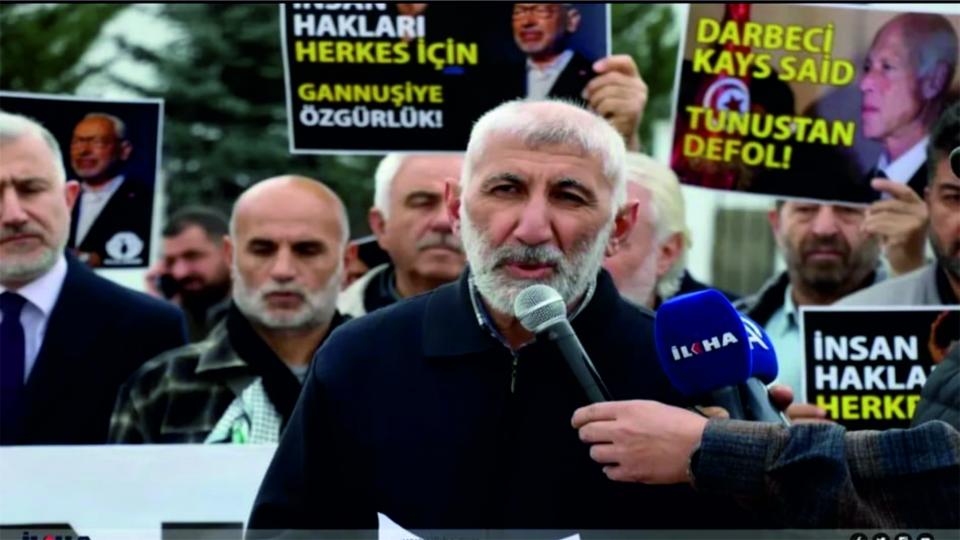 Raşid El-Gannuşi İçin Ankara’da Adalet Çağrısı: STK’lardan Tunus Büyükelçiliği Önünde Basın Açıklaması
