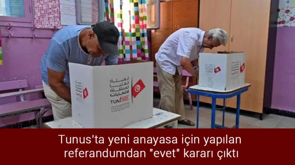 Kalın'dan Suriye operasyonu açıklaması: Kimseden izin alacak değiliz / Tunus'ta yeni anayasa için yapılan referandumdan "evet" kararı çıktı