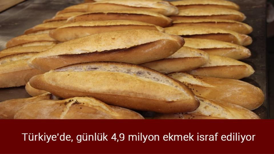 Her Taraf / Türkiye'nin habercisi / Türkiye'de, günlük 4,9 milyon ekmek israf ediliyor